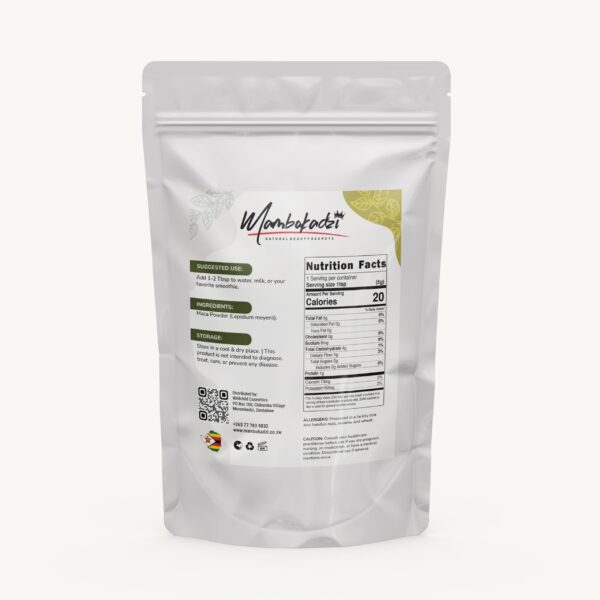Mambokadzi Maca Powder – Hormonal Balance & Energy Root - Image 2